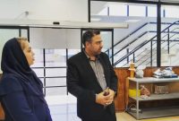 بازدید رئیس اداره تعاون، کار و رفاه اجتماعی شهرستان پردیس از خط تولید شرکت ایمن تک پیشرو