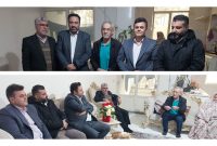 دیدار مسئولان شهرستان پردیس با خانواده شهیده مهشید شادکام در سالروز ولادت حضرت علی(ع)