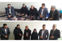 دیدار مسئولان پردیس با خانواده شهید مدافع حرم عبدالله توحیدی همزمان با ولادت حضرت علی(ع) و روز پدر